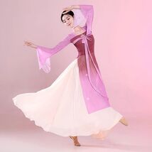 Women Classical Costume Performace Hanfu Purple Flutter Sleeve A -Line D... - $68.98