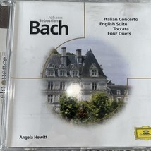ANGELA HEWITT - Bach Italian Concerto, English Suites, Toccata Four Duets CD - $12.00