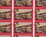 Uncut Sheet Santa Fe Railroad Playing Cards Trains Passing Scenic West D... - $74.17