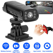 Wireless Camera Reverse Hitch Guide Camera &amp; Flexible Adhesive Base Rech... - £31.16 GBP