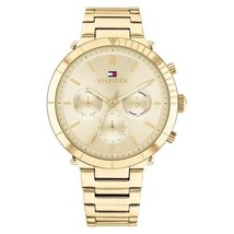 Tommy Hilfiger 1782348 Ladies Gold 5 ATM Wrist Watch for Women NEW Original Box - £97.51 GBP