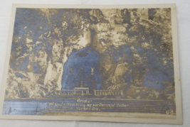 1928 Sanctuary of Our Sorrowful Mother The Grotto Photo Portland Oregon ... - $28.45
