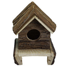 A E Cages Nibbles Log Cabin Small Animal Hut Deluxe Brown; 1ea-6In X 4.5In X 4.5 - £12.61 GBP