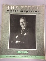 Vintage The Etude Music Magazine March 1939 Victor Herbert As I Knew Him - £15.97 GBP