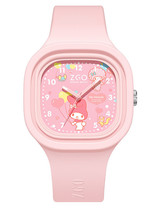 Melody Girls Wrist Watch Digital Waterproof Silicone Belt Quartz Luminous Pink - $24.99+