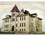 New High School Building Alma Kansas KS DB Postcard Y5 - $4.90
