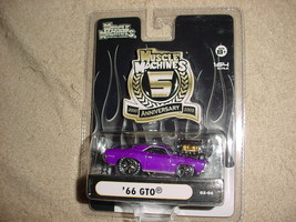 Muscle Machines &#39;66 Pontiac Gto 05-06 Purple Free Ship Usa - $14.01