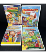 Lot of 4 Handy Manny Playhouse Disney Kids DVD Movies Pet Roundup, Big R... - £17.96 GBP