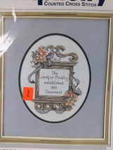 Simplicity Counted Cross Stitch Kit 05590 "The Family Shingle" By JCA - $14.85