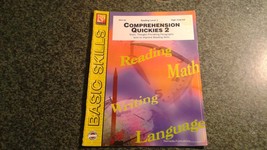  COMPREHENSION QUICKIES ( LEVEL 2 &amp; 3 ), HIGH INTEREST - $13.99