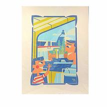 Disney Monorail &quot;A Trip Around the Park&quot; Print by Ben Burch - £98.31 GBP