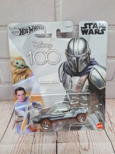 Hot Wheels Disney 100 Years Star Wars Mandalorian Character Car 2023 Rel... - $6.52