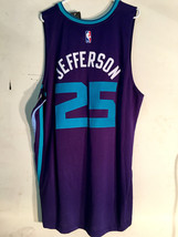 Adidas Nba Charlotte Hornets Al Jefferson Jersey Purple Size Men&#39;s L - £20.17 GBP