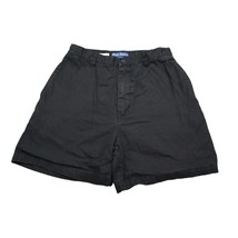 High Sierra Shorts Womens 8 Black High Rise Flat Front Chino Solid Pull On - $355.25 MXN