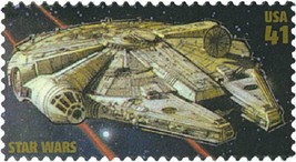 2007 41c Star Wars, 30th Anniversary, Millennium Falcon Scott 4143b Mint F/VF NH - $1.98