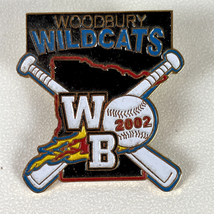 Vintage Woodbury Wildcats Baseball Pin 2002 Figural LIttle League - $11.39