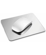 Dual-Sided Metal Mousepad, Aluminum Alloy, Silver, 11.8” × 9.4” - $457.39 MXN