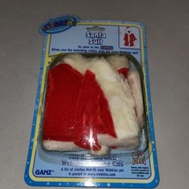Webkinz Santa Suit with Unused Feature Code Ganz New plasic slid of card - £8.58 GBP