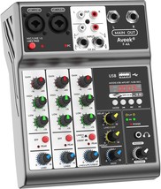 Dj Mixers For Recording, Live Streaming, And Podcasting: Aveek Professional - $58.94