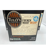 Tully&#39;s Coffee French Roast Decaf, Keurig K-Cup Pod, Dark Roast, 24 Count - €11,76 EUR