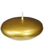 Zest Candle 12-Piece Folding Candles, 3-Inch, Metallic Bronze Gold - $32.97