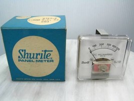 0 to 500 dc milliamperes 850  Shurite panel meter 8312Z T DC Models, pol... - $21.27