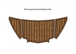 2021 Supra SA Swim Platform Pad Boat EVA Foam Faux Teak Deck Floor Mat F... - $299.00