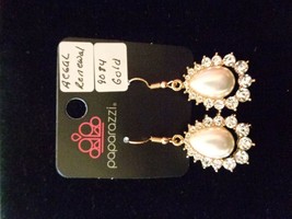 Paparazzi Earrings (new) Regal Renewal/Gold 9084 - £6.98 GBP