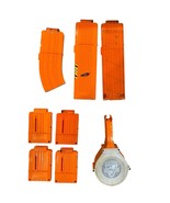 Lot of 8 NERF Dart Ammo Blaster Gun Magazine Drum Barrel Clips Orange - €12,77 EUR