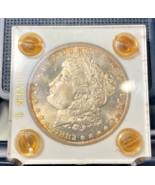 1882-Carson City  $1 Morgan Dollar  -Gold  Toning - Bu - €369,08 EUR