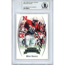 Mike Rozier Nebraska Cornhuskers Autograph 2004 Press Pass On-Card Auto BGS Slab - £79.11 GBP