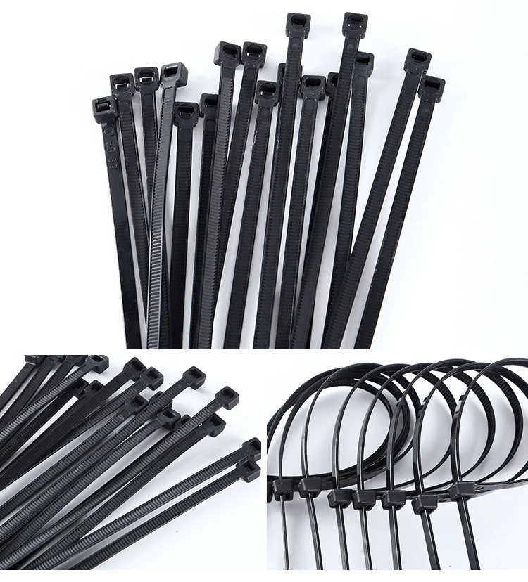 Sporting Plastic nylon cable tie 100 PCS black 5X300 cable tie fixing ring 3X200 - £23.90 GBP