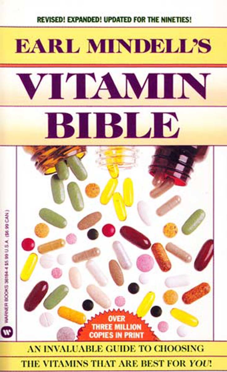 Earl Mindell&#39;s New and Revised Vitamin Bible / 1991 Paperback - $1.13
