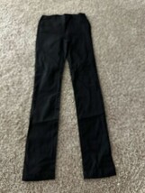 V&amp;X Pull On Pants Size Small Skinny Ankle Black Casual Work Wear Mid Rise - $9.49