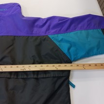 Vtg 80's Columbia Gizzmo Women's Black/Purple Nylon Full Zip Parka Jacket Large image 7