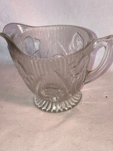 Iris And Herringbone Crystal Creamer Depression Glass Lot W - $7.49