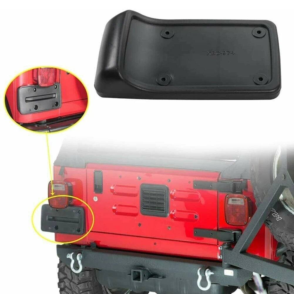 US Car Exterior Rear License Plate cket Holder for  Wrangler TJ 1997-2006 Tail L - £78.75 GBP