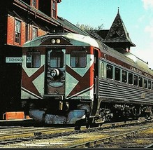 Canadian Pacific Budd Co Train RDC1 No9057 Chrome Postcard - £7.82 GBP