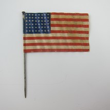 American Flag 48 Star Vintage 1950’s Lapel Pin Boy Scouts Support BSA Patriotism - £21.95 GBP
