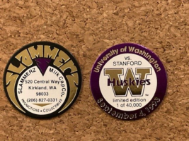 1993 University Of Washington Huskies Vs. Stanford Limited Edition Milk Cap Pog - $6.71