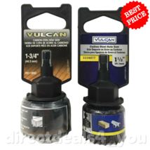 Vulcan  Carbon Steel HOLE SAW W/ MANDREL 1-1/2&quot; and 1-3/4&quot; Set - $20.78