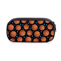 Cool Basketball Printing Pencil Case Pencil Bags Boys Stationary Cosmetic Bags K - £23.33 GBP