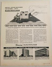 1955 Print Ad Fenestra Electrifloor Floors with Built in Electric Detroit Steel  - £12.44 GBP