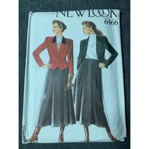 New Look Misses Jacket Skirt Sewing Pattern sz 8-18 6466 - uncut - $14.84