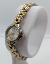 Bulova Women&#39;s Dress Watch Quartz Small Two Tone Metal AS IS - $117.81