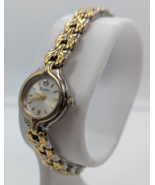 Bulova Women&#39;s Dress Watch Quartz Small Two Tone Metal AS IS - £93.08 GBP