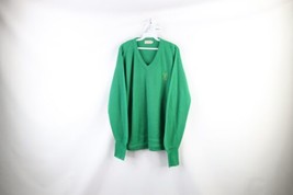 Vtg 70s Streetwear Mens M Bay Valley Michigan Country Club Golf Knit Sweater USA - £38.80 GBP