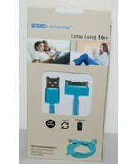 Tech Universe Charge + Sync Cable Blue 10 Ft NEW - $10.94