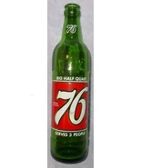Scarce American 76 Co ACL 16 OZ 76 Green Soda Bottle A Serves 3 People - £19.70 GBP