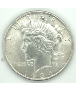 1934 Argent Paix Dollar En Choix Bu État, Excellent Oeil Appeal, Luster - $235.32